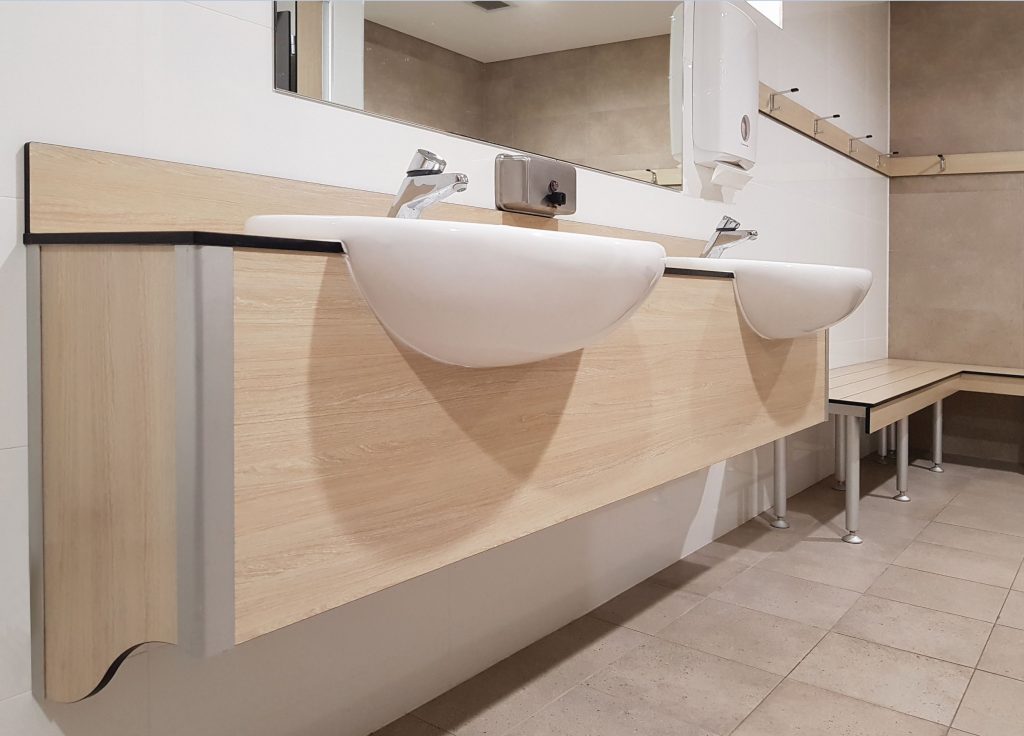 AQUALOO is Australia's Specialist in Commercial Toilet and Shower Partitions / Cubicles l Compact Laminate Lockers & Seating l Integrated Paneling System l Washroom Accessories