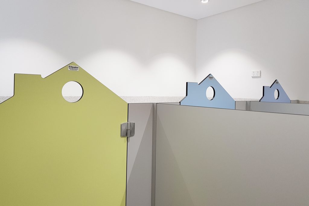 AQUALOO is Australia's Specialist in Commercial Toilet and Shower Partitions / Cubicles l Compact Laminate Lockers & Seating l Integrated Paneling System l Washroom Accessories