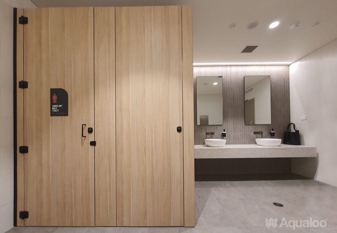 AQUALOO is Australia's Specialist in Commercial Toilet and Shower Partitions / Cubicles l Compact Laminate Lockers & Seating l Integrated Paneling System l Washroom Accessories