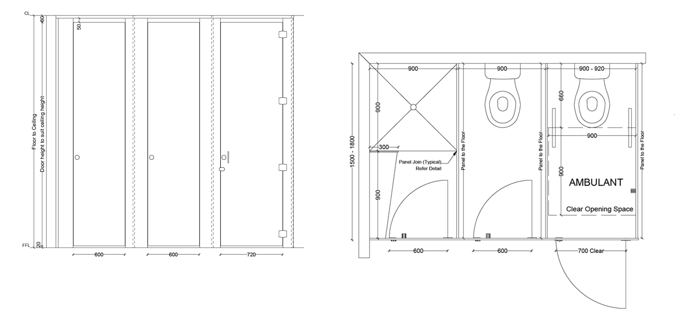 AQUALOO is Australia's Specialist in Commercial Toilet and Shower Partitions / Cubicles l Compact Laminate Lockers & Seating l Integrated Paneling System l Washroom Accessories