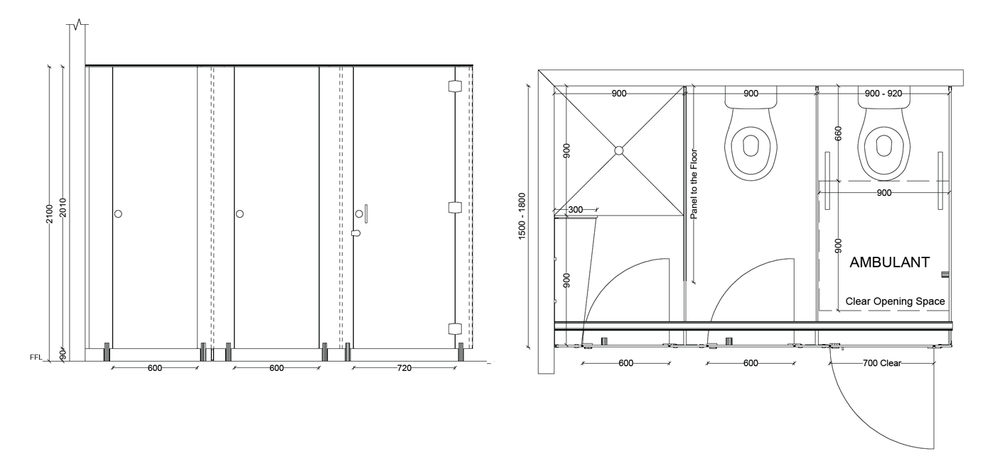 AQUALOO is Australia's Specialist in Commercial Toilet and Shower Partitions / Cubicles l Compact Laminate Lockers & Seating l Integrated Paneling System l Washroom Accessories