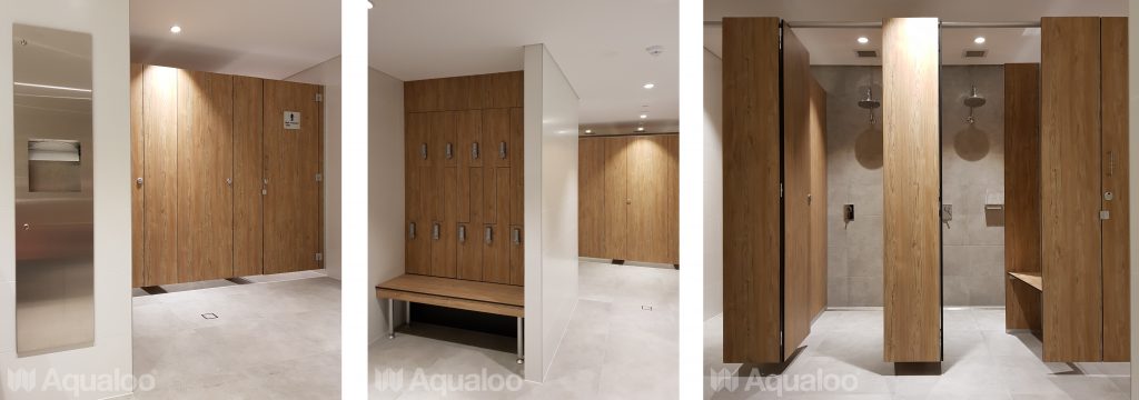 AQUALOO is Australia's Specialist in Commercial Toilet and Shower Partitions / Cubicles l Compact Laminate Lockers & Seating l Integrated Paneling System l Washroom Accessories