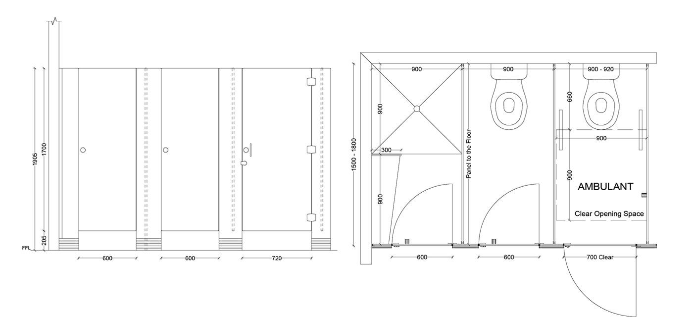AQUALOO is Australia's Specialist in Commercial Toilet and Shower Partitions / Cubicles l Compact Laminate Lockers & Seating l Integrated Paneling System l Washroom Accessories