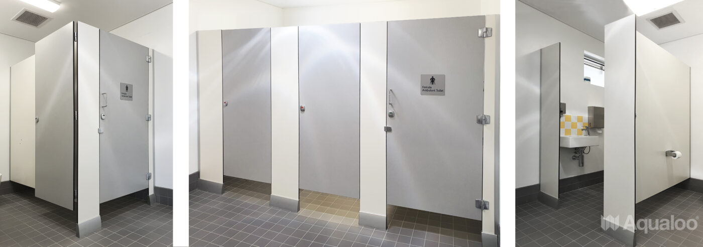 AQUALOO is Australia's Specialist in Commercial Toilet and Shower Partitions / Cubicles l Compact Laminate Lockers & Seating l Integrated Paneling System l Washroom Accessories