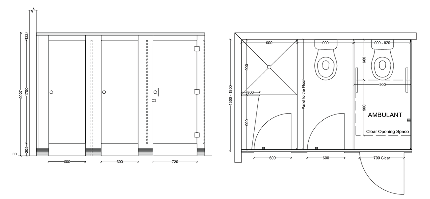 AQUALOO is Australia's Specialist in Commercial Toilet and Shower Partitions / Cubicles l Compact Laminate Lockers & Seating l Integrated Paneling System l Washroom Accessories