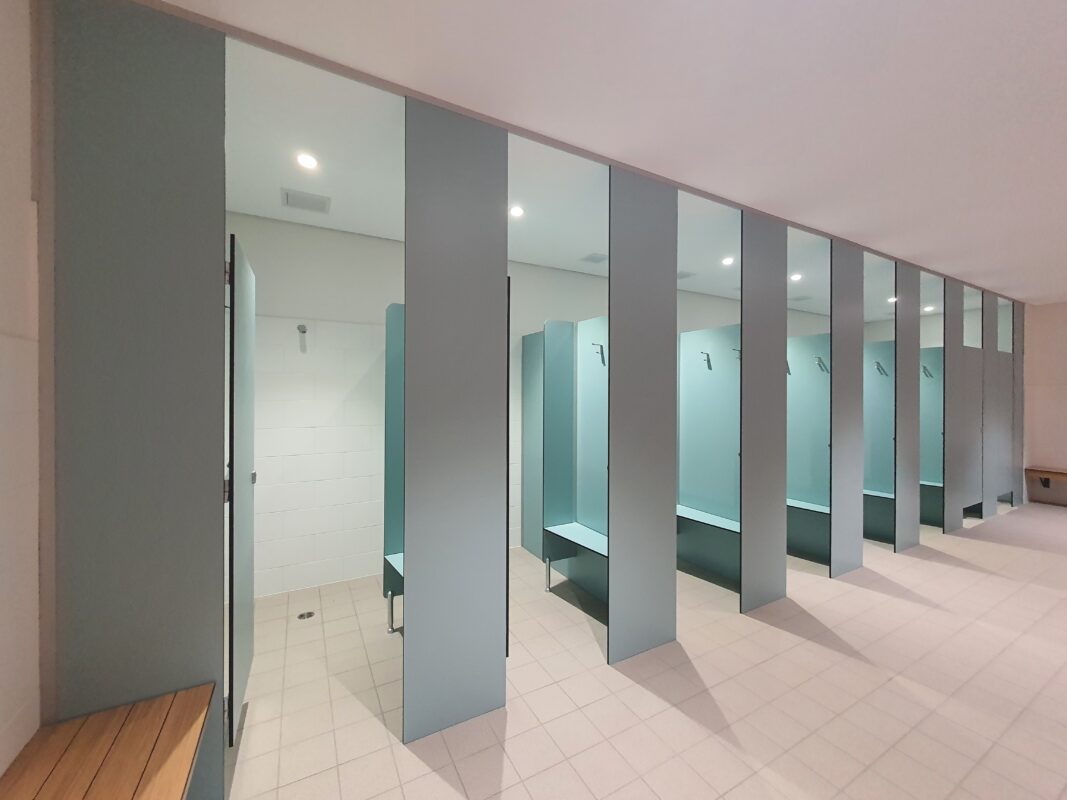 AQUALOO is Australia's Specialist in Commercial Toilet and Shower Partitions / Cubicles l Compact Laminate Lockers & Seating l Integrated Paneling System l Washroom Accessories