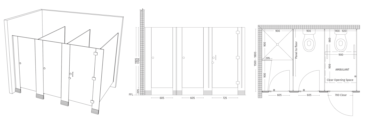 AQUALOO is Australia's Specialist in Commercial Toilet and Shower Partitions / Cubicles l Compact Laminate Lockers & Seating l Integrated Paneling System l Washroom Accessories