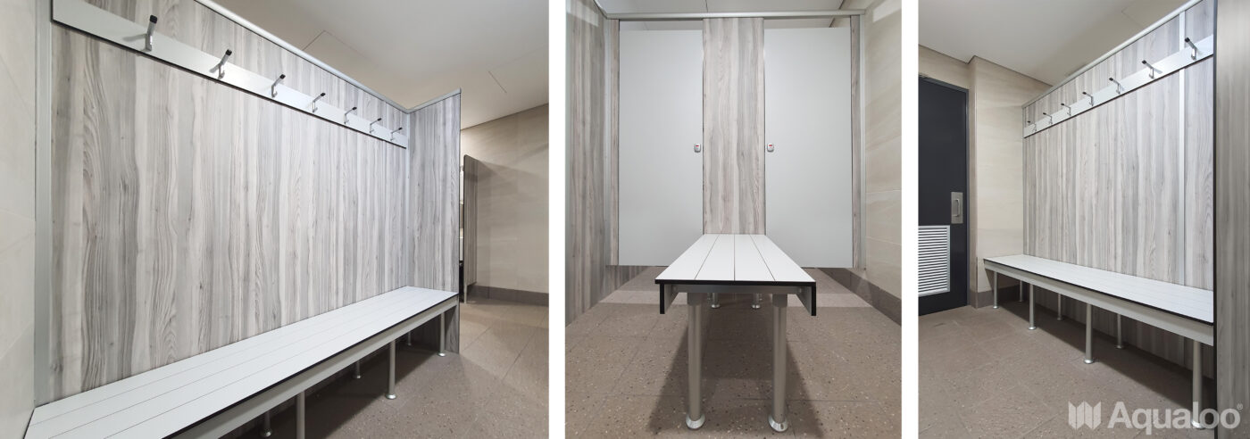 AQUALOO is Australia's Specialist in Commercial Toilet and Shower Partitions / Cubicles l Compact Laminate Lockers & Seating l Integrated Paneling System l Washroom Accessories