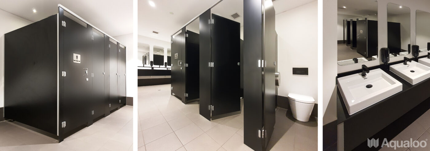 AQUALOO is Australia's Specialist in Commercial Toilet and Shower Partitions / Cubicles l Compact Laminate Lockers & Seating l Integrated Paneling System l Washroom Accessories