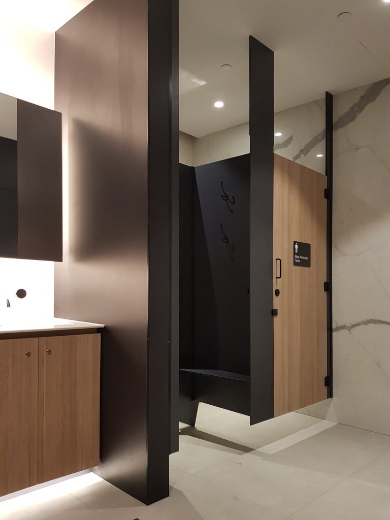 AQUALOO is Australia's Specialist in Commercial Toilet and Shower Partitions / Cubicles l Compact Laminate Lockers & Seating l Integrated Paneling System l Washroom Accessories