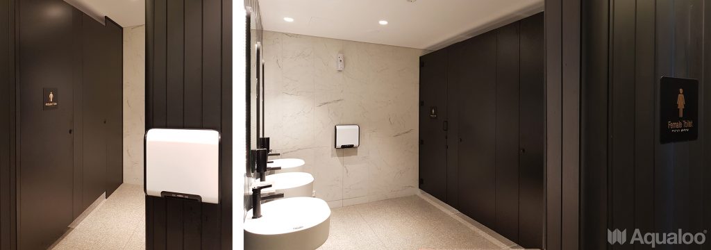 AQUALOO is Australia's Specialist in Commercial Toilet and Shower Partitions / Cubicles l Compact Laminate Lockers & Seating l Integrated Paneling System l Washroom Accessories